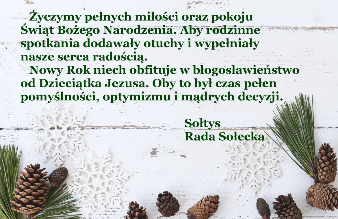 życzenia Boże Narodzenie 2019